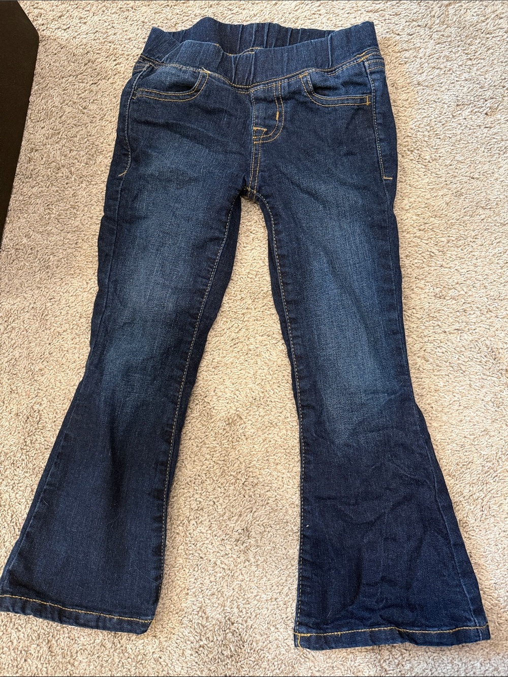 Cat & Jack Indigo Flare Jeans with Elastic Waist